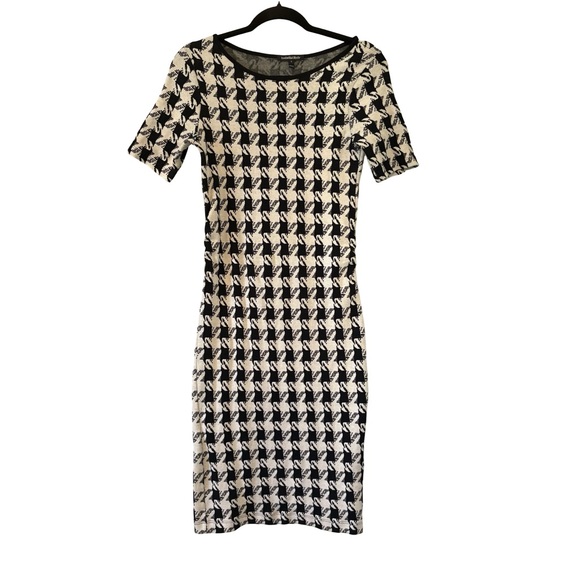 Isabella Oliver Women's Maternity Houndstooth Sheath Dress, Sz 3 / US 8 - Picture 3 of 11